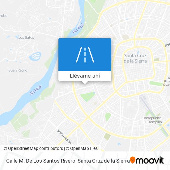 Mapa de Calle M. De Los Santos Rivero