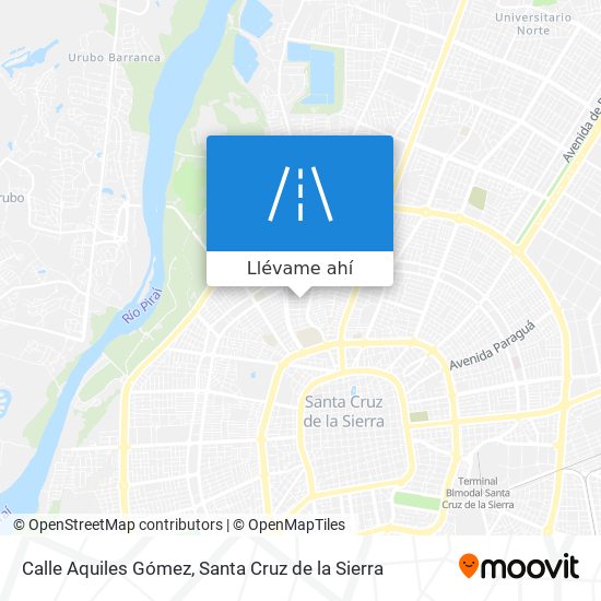 Mapa de Calle Aquiles Gómez