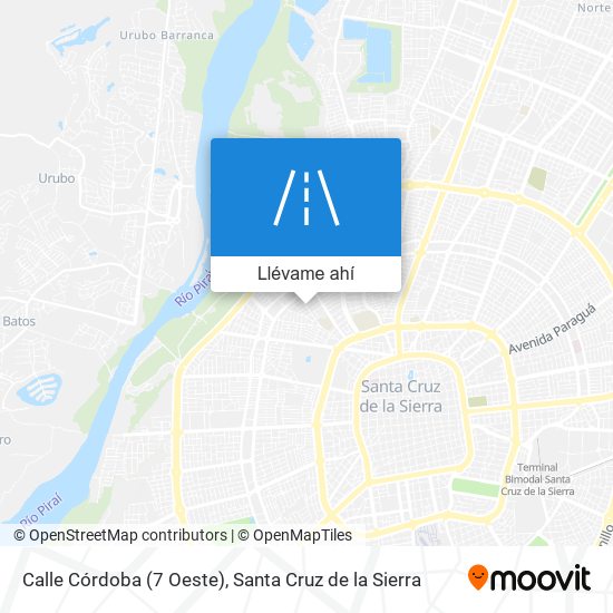 Mapa de Calle Córdoba (7 Oeste)