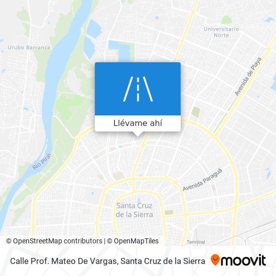 Mapa de Calle Prof. Mateo De Vargas
