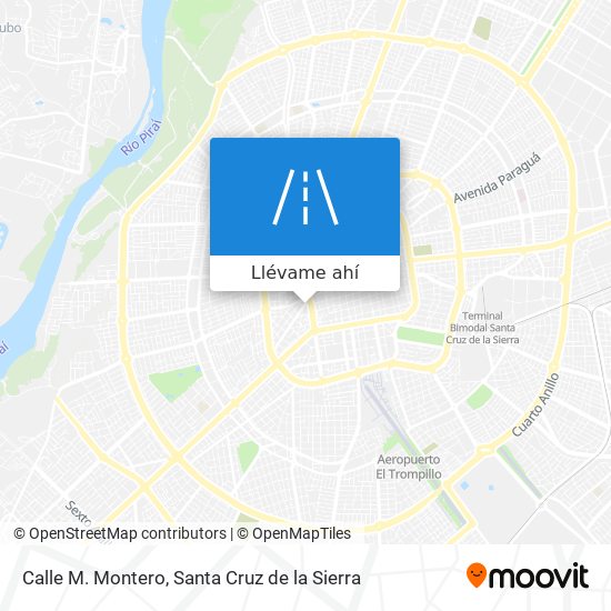 Mapa de Calle M. Montero