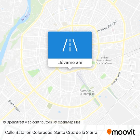 Mapa de Calle Batallón Colorados