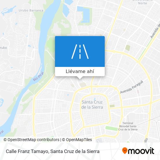 Mapa de Calle Franz Tamayo