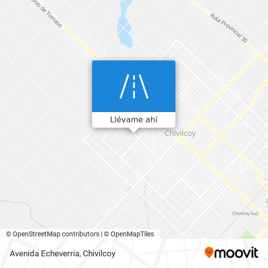 Mapa de Avenida Echeverría