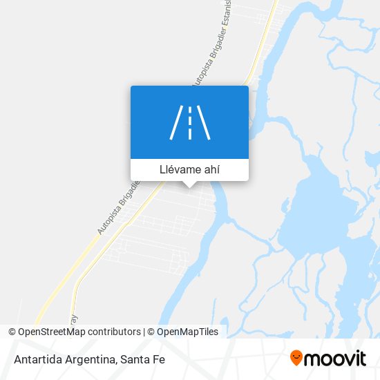 Mapa de Antartida Argentina