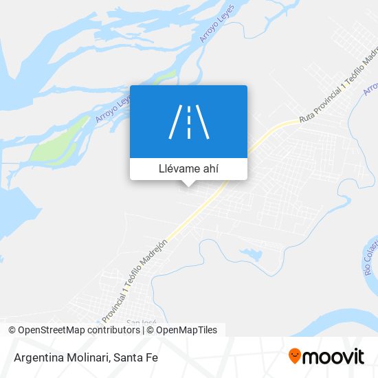 Mapa de Argentina Molinari