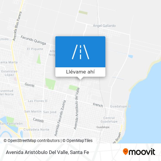 Mapa de Avenida Aristóbulo Del Valle