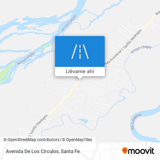 Mapa de Avenida De Los Círculos