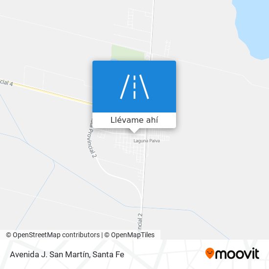 Mapa de Avenida J. San Martín