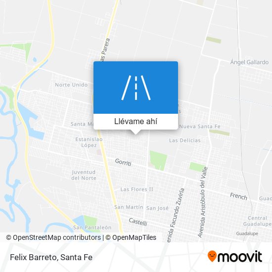 Mapa de Felix Barreto