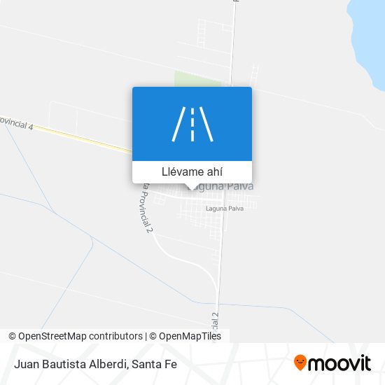 Mapa de Juan Bautista Alberdi