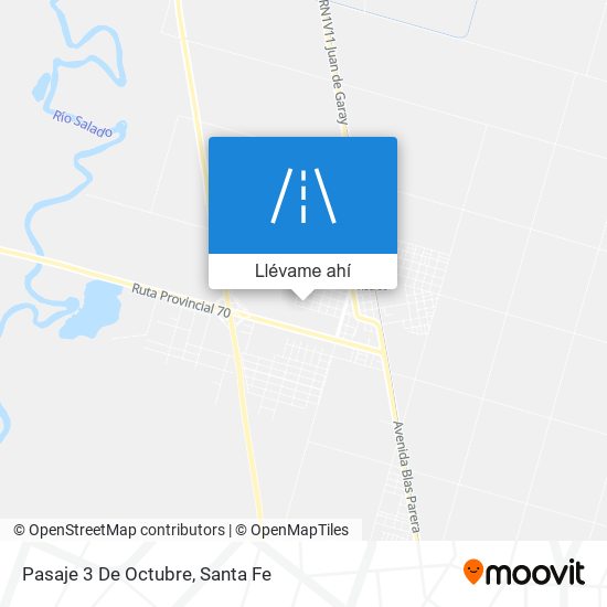 Mapa de Pasaje 3 De Octubre