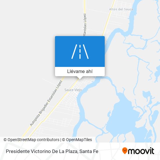 Mapa de Presidente Victorino De La Plaza