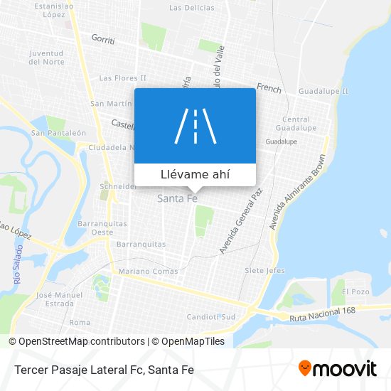 Mapa de Tercer Pasaje Lateral Fc