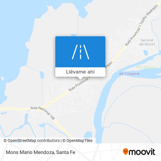 Mapa de Mons Mario Mendoza