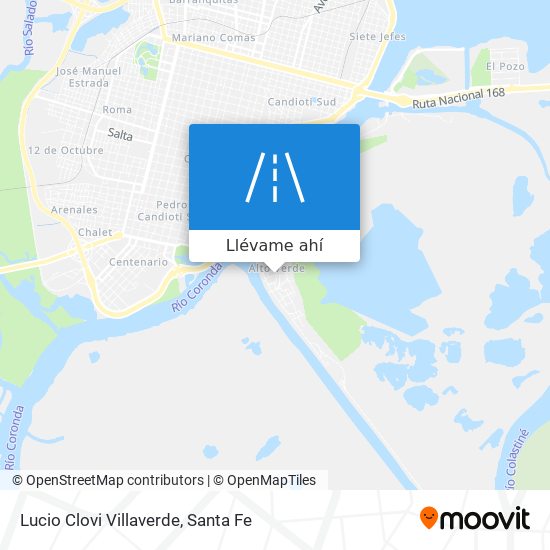 Mapa de Lucio Clovi Villaverde