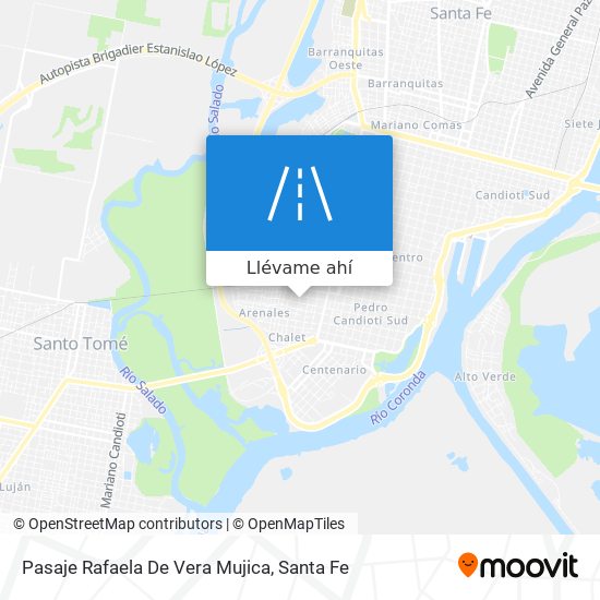 Mapa de Pasaje Rafaela De Vera Mujica