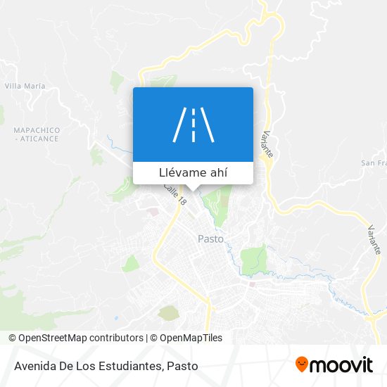 Mapa de Avenida De Los Estudiantes