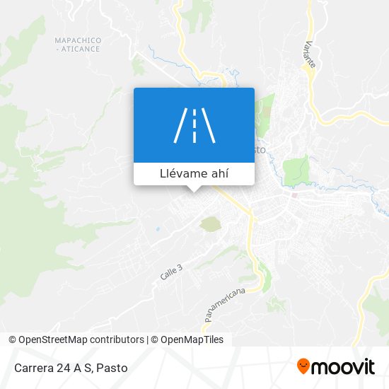 Mapa de Carrera 24 A S