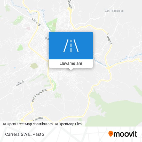 Mapa de Carrera 6 A E