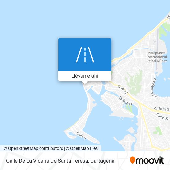 Mapa de Calle De La Vicaría De Santa Teresa