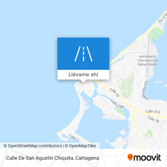 Mapa de Calle De San Agustín Chiquita