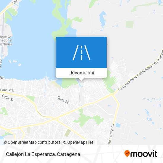 Mapa de Callejón La Esperanza