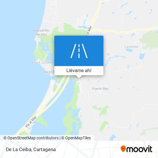 Mapa de De La Ceiba