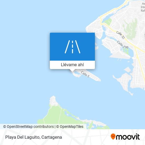 Mapa de Playa Del Laguito