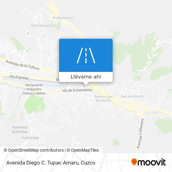 Mapa de Avenida Diego C. Tupac Amaru