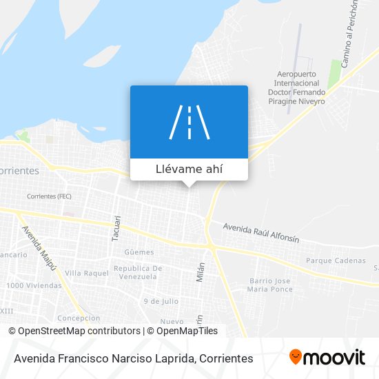 Mapa de Avenida Francisco Narciso Laprida