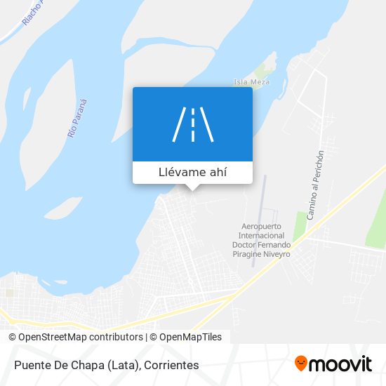 Mapa de Puente De Chapa (Lata)