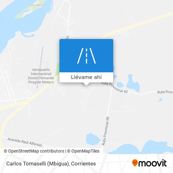 Mapa de Carlos Tomaselli (Mbigua)