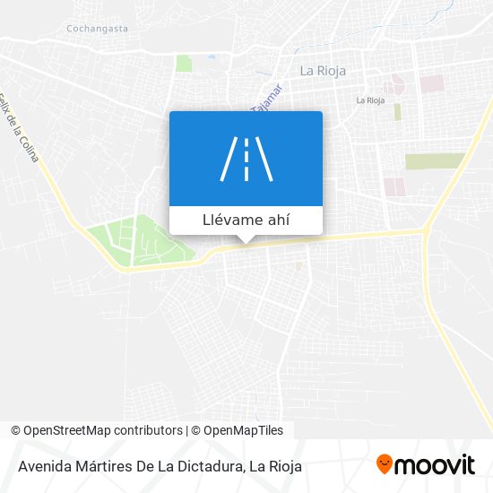 Mapa de Avenida Mártires De La Dictadura