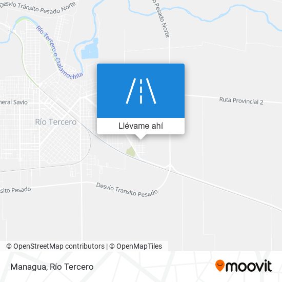 Mapa de Managua