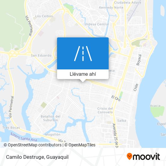 Mapa de Camilo Destruge