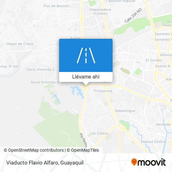 Mapa de Viaducto Flavio Alfaro