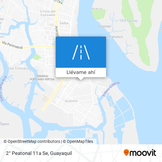 Mapa de 2° Peatonal 11a Se