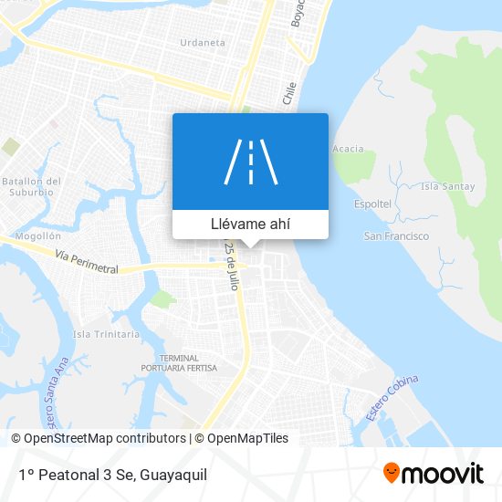 Mapa de 1º Peatonal 3 Se