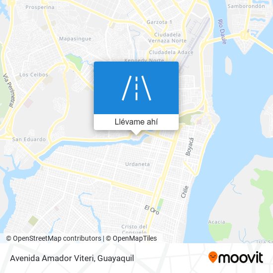 Mapa de Avenida Amador Viteri