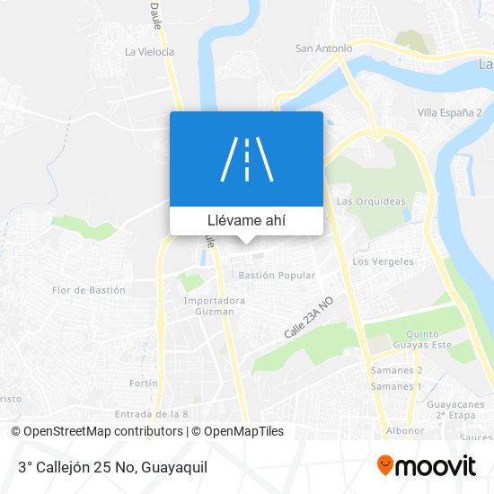 Mapa de 3° Callejón 25 No