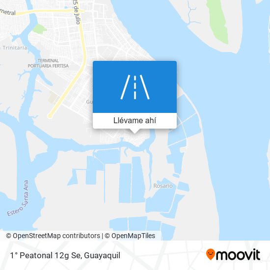 Mapa de 1° Peatonal 12g Se