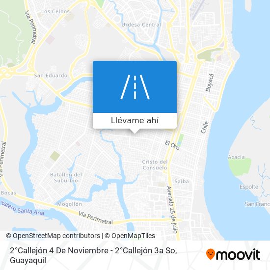 Mapa de 2°Callejón 4 De Noviembre - 2°Callejón 3a So