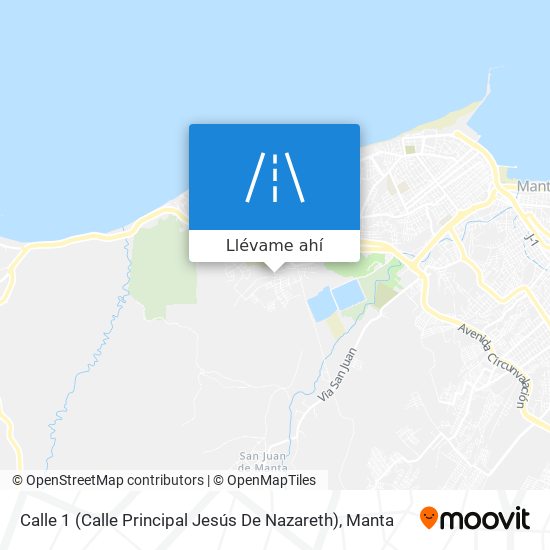 Mapa de Calle 1 (Calle Principal Jesús De Nazareth)