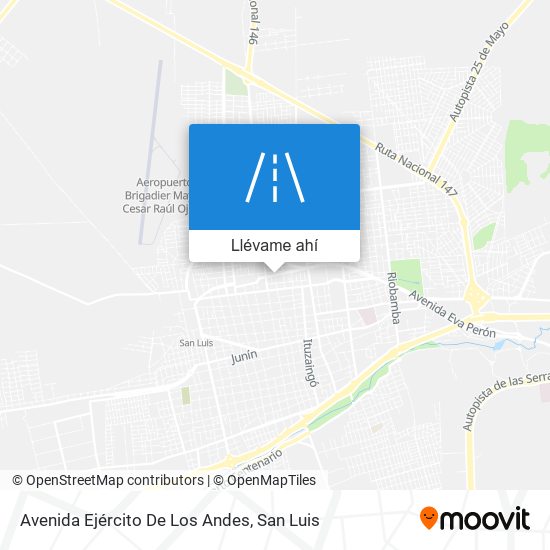 Mapa de Avenida Ejército De Los Andes