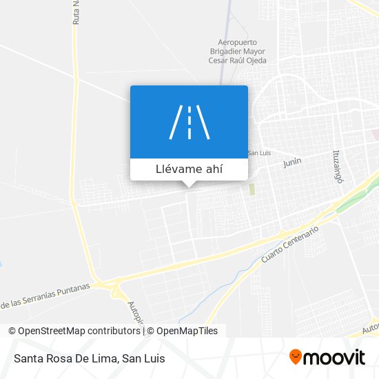 Mapa de Santa Rosa De Lima