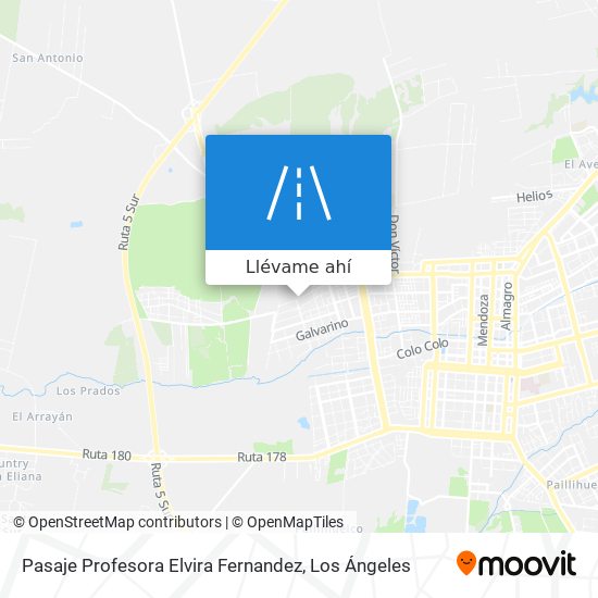 Mapa de Pasaje Profesora Elvira Fernandez