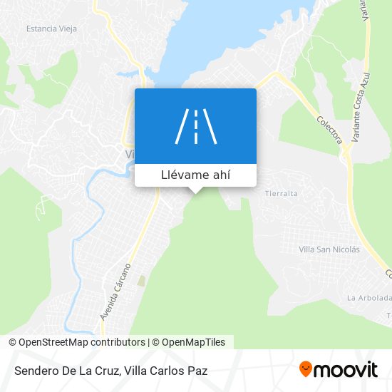 Mapa de Sendero De La Cruz