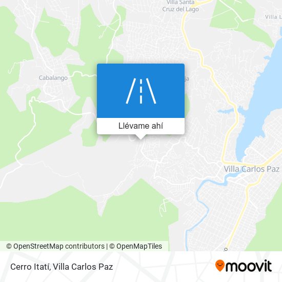 Mapa de Cerro Itatí