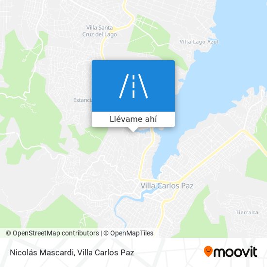 Mapa de Nicolás Mascardi